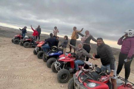 Agafay Adventure: Quad Biking, Camel Ride, and Dinner Show with shared transport